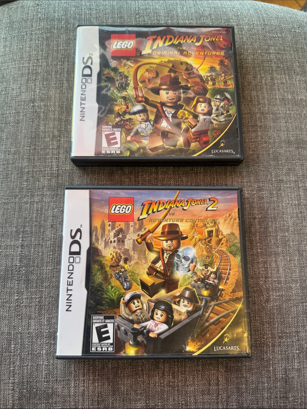 Nintendo DS Lego Indiana Jones 1 and 2